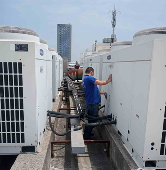 巧家中央空调制热和不制冷系统维修方法